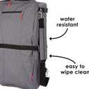 Diono Car Seat Travel Backpack, Airport Travel Bag For Car Seat, Gate Check-In Bag, Carry As Duffle Bag Or BackPack, Padded Shoulders, Durable Protective Material