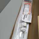 FELIDESIGN Curtain Track, Ceiling Curtain Track for Room Divider, Ceiling Mount Rail Set with Roller Hooks, White, 6ft - 9ft
