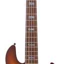 IYV-IPJB-500A Solid Body with Flame Maple Electric Jazz Bass, Natural