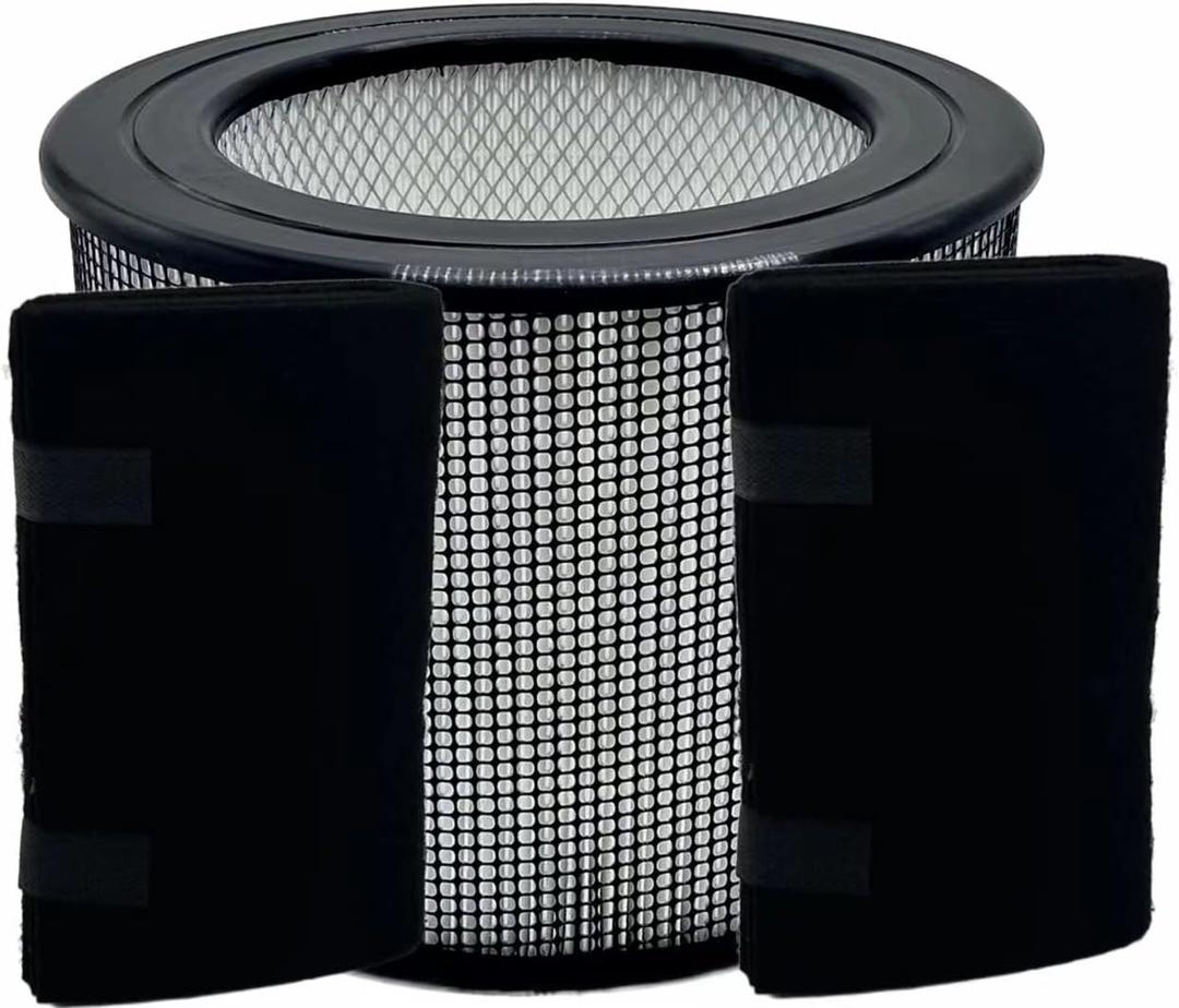 Replacement H13 Hepa Filter Compatible for Honeywell 24000 24500 50250-S 52500 Air Purifier,3 In 1 High-Efficiency Activated Carbon (1HEPA + 2 Pre-Filter)