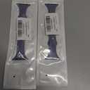 2 x STG Sport Band Compatible with Apple Watch 38mm 40mm 41mm 42mm 44mm 45mm 49mm, Soft Silicone Slim Thin Narrow Replacement Strap Compatible for iWatch Ultra SE Series 9/8/7/6/5/4/3/2/1 (Lavender Gray,