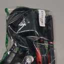 Set of 5 Hair Combs Set Professional Salon Hair Cutting Brushes Sets Salon Hairdressing Styling Tool Mirror And Holder Stand Set Dressing Comb Kits for (Red)