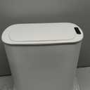 TIPGO 5 Gallon Motion Senor Bathroom Trash Can with Lid, Automatic Garbage Can Touchless, Smart Plastic Waste Basket for Narrow Spaces, Bathroom, Office, Bedroom, Living Room (White)