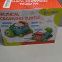 Musical Turtle Baby Toys 6 to 12 Months, Infant Light up Music Toys Tummy Time Development, Crawling Toy for 7 8 9 10+ Month Old, Easter Christmas for Babies 4 5 6 12 Month Boy Girl