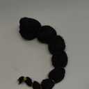 Kinky Afro Bubble Ponytail Extension for Black Women 18 Inch Long Drawstring Ponytail Natural Black Clip on Ponytails for Kids Synthetic Hair Piece Protective Style #1B 90G