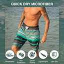 Kanu Surf Mens Barracuda Swim Trunks (Blue, XL)
