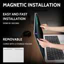 Peslv Magnetic 360 Privacy Screen for Macbook Air 13 Inch (2018-2021, M1), Removable Matte Anti Glare Blue Light Protector 4 Way Private Security Filter for 13.3" Mac Laptop Computer
