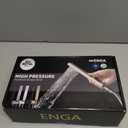 ENGA Square Solid Brass Hand Held Shower Head With Wall Connector and Hose Set (Oil Rubbed Bronze)