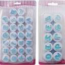 26PCS/Set Cookie Stamp Impress Cookie Cutters Alphabet Letter Fondant Cake Biscuit Mold Letter Shape DIY Cookie Biscuit Alphabet Letters Cake Tool Embosser Cutter (Upper Case Letter Shape with Number)