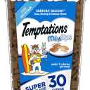 Temptations MixUps Surfer's Delight Flavor Crunchy and Soft Cat Treats, 30 oz. Tub (1.88 Pound (Pack of 1))
