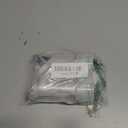 Push Down Pump Dispenser, 3.4oz Clear Pump Bottles with Alcohol, Acetone, Nail Polish Remover, Makeup Remover, Toner Stickers Empty Push Top Container for Liquid (100ml-2Pack)