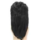Mullet Wig Black 80s Men Wig,Punk Rocker Hair Party Daily Halloween Costumes Long Wigs