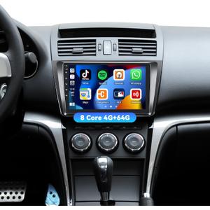 8Core 4+64G Android Car Stereo for Mazda 6 20072012 with Carplay Android Auto 59 Theme 9 inch Touchscreen Bluetooth 5.0 FM/RDS Network Radio DSP 32EQ AI Voice GPS