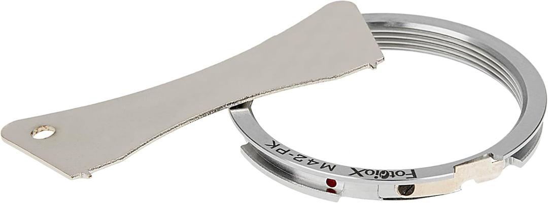 Fotodiox Pro Lens Mount Adapter - Compatible with M42 Screw Mount Lenses to fit Pentax K (PK) Mount Cameras w/Infinity Focus