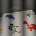 Pack and Play Mattress 38" x 26" x 1.5", Firm Support and Comfort Foam, Soft Playard Mattress for Babies and Toddlers, Baby Essentials Items (Dinosaur)