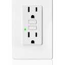 GFCI Outlet 15 amp GFI Electrical Outlet 15 amp White Non Tamper Resistant 15amp GFCI Outlet Outdoor GFCI 15 amp Outlet Electrical Outlet GFCI Receptacle Outlet UL Listed with LED Indicator, 1 Pack