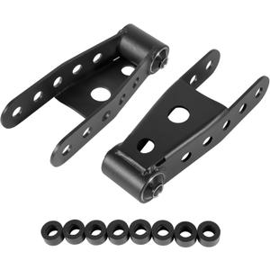 Bonbo 2"-3"Inch Suspension Rear Lowering Shackle Kit for 88-98 Chevrolet C1500,1988-2000 C2500 C3500 for Chevy Silverado1500 for Sierra1500 Truck 2007-2018 Suspension Rear Drop Shackles Kit