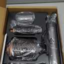 Hair Dryer Brush, webeauty 5 in 1 Professional Hot Air Styling, High-Speed Negative Ionic Hair Dryer Fast Drying, Multi Hair Styler with Air Curling Iron, Volumizing, Straightening (Grey Gold)