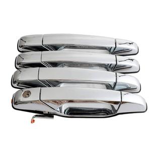 Exterior Door Handle 4 PCs Chrome For Chevy