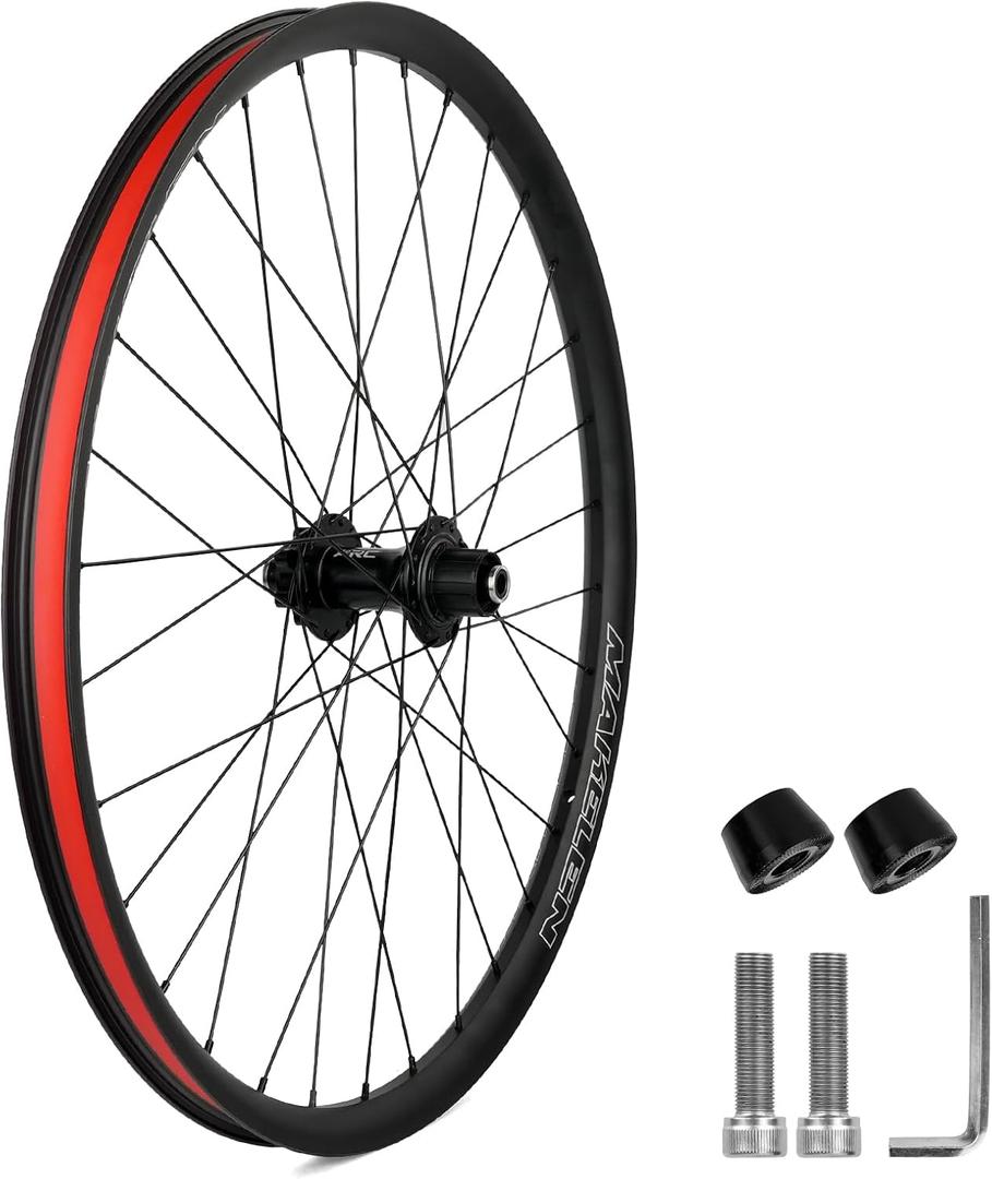 BMX Wheel Set, Heavy Duty 14mm Axle with Sealed Bearings, 20 Inch Rim, 9T Freewheel Driver, 4-Sealed Bearing Hub, Rear Cassette Wheel for BMX Bike