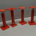 House Floor Jacks for Leveling & Stabilizing Floor Beams, 11" -16" Screw Basement Floor Jack Post Pole Joist Jacks, Telescoping Screw Jacks for Temporary Support House Foundation Repair