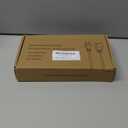 2 Pack Clear Extension Cord with UL-Certified, 10 Feet Male to Female Extension Cords, 2 Prong Thin Extension Cord, Power Cable for Light Fixtures, 2 x 18AWG 7A/125V