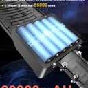 Gefolly Solar Street Lights Outdoor, Commercial Parking Lot Light Dusk to Dawn IP67 Waterproof 6500K Security Flood Lights Lamp for Yard, Road, Basketball Courts (SL-11000W, 800000LM), SL-11000W/1Pack