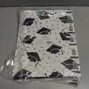 Hallmark 13" Large Graduation Gift Bags Assortment with Tissue Paper (3 Bags: Mortarboards, Class of 2023, Congrats) in Black, White and Gold