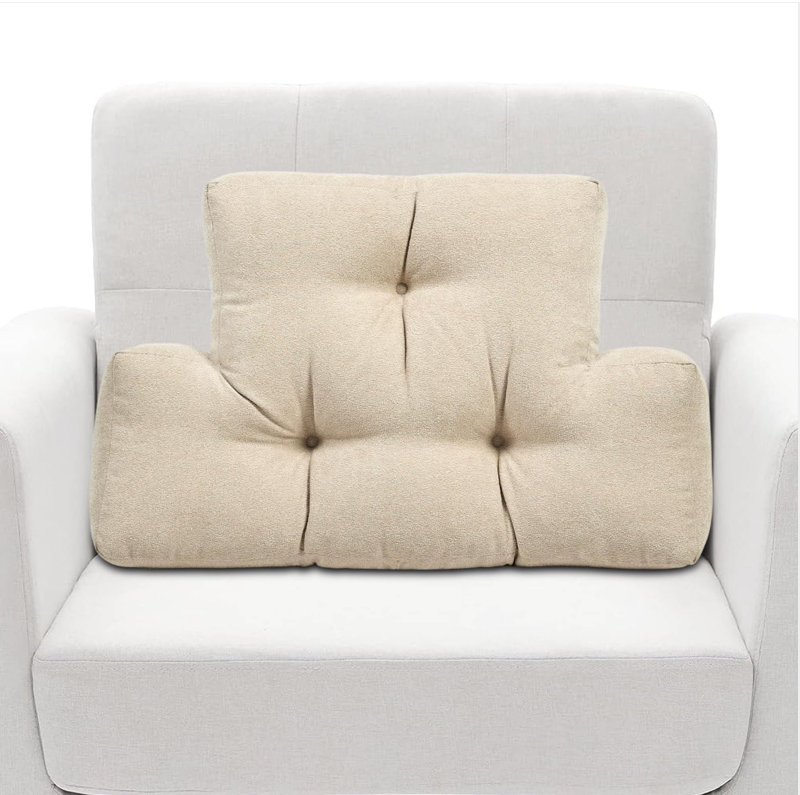 TANYOO Back Pillow for Recliner Lumbar Support Pillow Soft and Fluffy Back Support Cushion Thick Lumbar Cushion for Chairs, Recliners,Sofa, Couch and Bed for Pain Relief