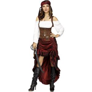 Fun World Pirate Queen Adult Costume Womens Cosplay Halloween (M/L)