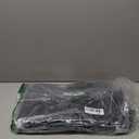 Vincreem 2 Pcs Welding Curtain Safety Transparent Welding Screen with Fixed Belt for the Stand of Fireproof Resistant Insulation for Arc Light UV and Light Protection (Black 5.64 x 6ft)