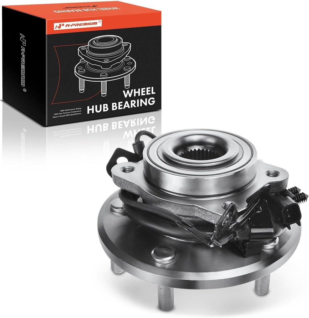 A-Premium Rear Wheel Bearing and Hub Assembly with ABS & 5-Lug Compatible with Dodge Journey 2009-2020