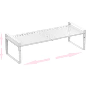 Multi-Functional Metal Shoe Rack, Space-Saving, Perfect for Entryway, Closet, Bathroom, etc. - Sturdy and Durable, High Weight Capacity1PACK/White/Large