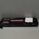 1 Inch Curling Wand for Long Hair, Extra Long Barrel Ceramic Curling Wands, 7 Adjustable Heats for All Hair Type, 110-240V Dual Voltage Wand Curler, 60 Minutes Auto Shut Off (1" Pink&Black)