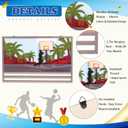 3D Sports Medal Holder Display Hanger Wooden 15.7x10.2 Inch Sturdy Trophy Shelf Wall Mount Medals Trophys Easy to Install for Marathon Trail Running Basketball Gift for Athletes(Basketball)