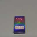 evpct Spring & Summer Glossy Press on Nails Short Oval, Aurora Glazed Fake Nails Press ons with 3D Pattern Design, Light Weight Perfectly Fit Nails for Women Gift, Fake Nail Kit with Kits Gel, 24Pcs