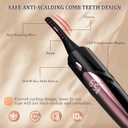 2 x Heated Eyelash Curlers - 10 - Second Rapid Heat - up, Electric Eyelash Curler with 4 Heating Modes, Rechargeable, Makeup Tool with LED Display (Black)