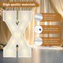 Marquee Light Up Numbers: 3FT Large Decorative Letters Signs for Party Decorations Baby Shower Birthday Wedding Engagement Anniversary, 3 Feet Tall Pre-Cut DIY Foamboard Number 5 - Easy to Assemble