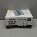 DECADORN 12oz 20pcs Juice Bottles With Caps - MADE IN USA Juice Containers With Lids For Fridge - Juicer Bottles With Tamper Evident Caps, Shatterproof, BPA-Free, Leak proof, Disposable & Recyclable