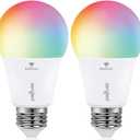Sengled Smart Bulb, Color Changing Smart Bulbs Compatible with Google Assistant, WiFi Light Bulbs No Hub Required A19 RGB Multicolor LED Light Bulb 60W Equivalent 800LM, 2 Pack