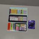 Nursing Clipboard Foldable with Medical Edition Cheat Sheets, 3 Layers Aluminum Foldable Clipboard for Nursing, Notepad for Students, Nursing School Essentials (Mint)