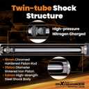 maXpeedingrods 3.5-6" Rear Shock Absorbers for Jeep Wrangler TJ 4WD 1997-2006, G1 Version