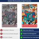 100ct Silver-Age Comic-Book-Bags and Boards - Reusable Comic Book Boards and Bags for Comic Book Storage, 1 1/2" Flap Comic Bags and Backing Boards, Clear Protector and Protection Board Cardboards