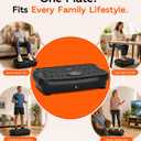 Vibration Plate Exercise Machine, Whole Body Vibrating Platform for Lymphatic Drainage Weight Loss, 300 Speed Levels Shake Board with LED Display, 450 Lbs Capacity, Fitness Equipment for Home Gym
