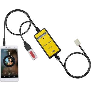 Car Audio Input Adapter, USB AUX CD Changer for Toyota Corolla 2005-2011, Camry 2006-2011, Auris 2007-2011, Avensis 2003-2011, Tacoma 2005-2011
