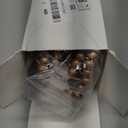 16 Feet Christmas Wood Bead Garland Wooden Bead Garland for Christmas Tree Holiday Decoration (Gold)