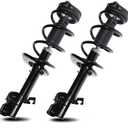 TRIBLE SIX Front Pair Complete Struts Shocks Assembly w/Coil Spring Replacement for 2008 2009 2010 2011 2012 Rogue Suspension Kit 172608 172609