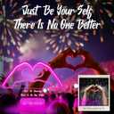 Night Light,3D Table Lmap Gifts for Girls,Fans,Music Lover with Remote 16 RGB Color Changing,Birthday Christmas Gift for Sisters Girlfriend Mom Teacher (Heart Hands)