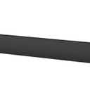 Pfister Bruxie Bath Towel Bar for Bathroom, 24-Inch, Wall-Mounted, Screw-in, Matte Black Finish, BTBBIE2B