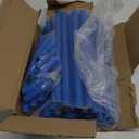 TOBWOLF 6PCS 6FT Adjustable Soccer Agility Training Poles, Detachable Sports Training Speed Sticks, Slalom Training Agility Pole Set, Outdoor Speed & Agility Turf Training Poles for Soccer Drills (Blue (Vertical Poles))